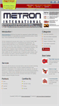 Mobile Screenshot of metronintl.com