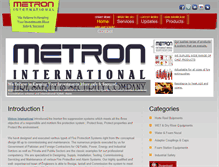 Tablet Screenshot of metronintl.com